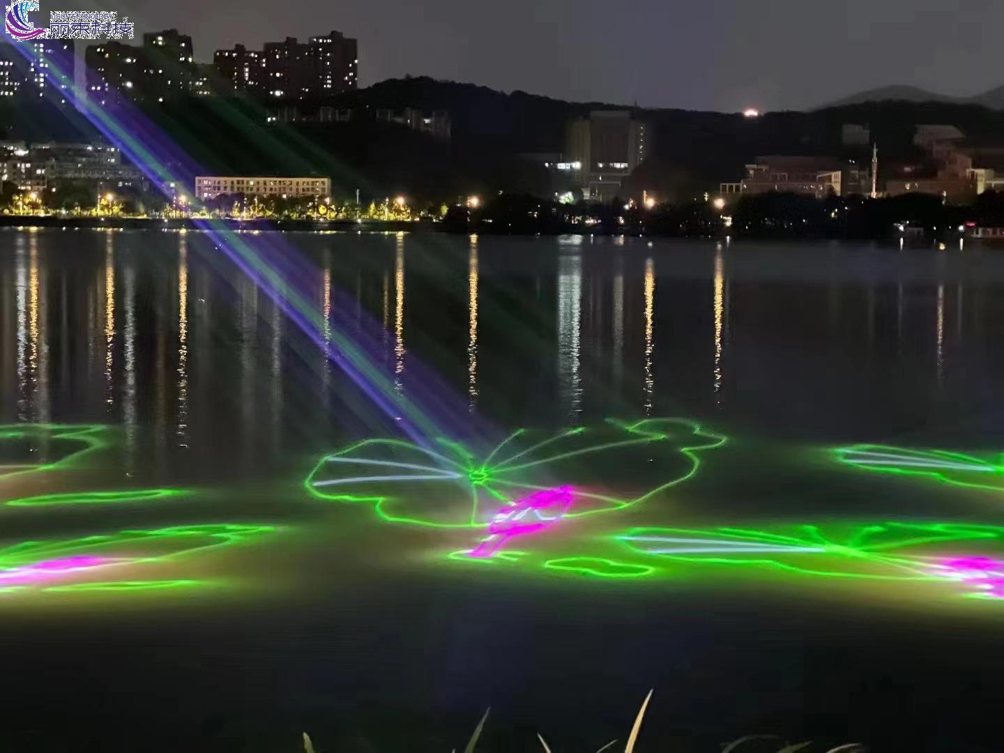 湖面夜间激光技术